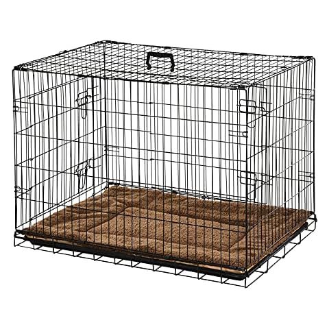 Pawhut - Transportín Negro ABS Acero con Cojín Cover