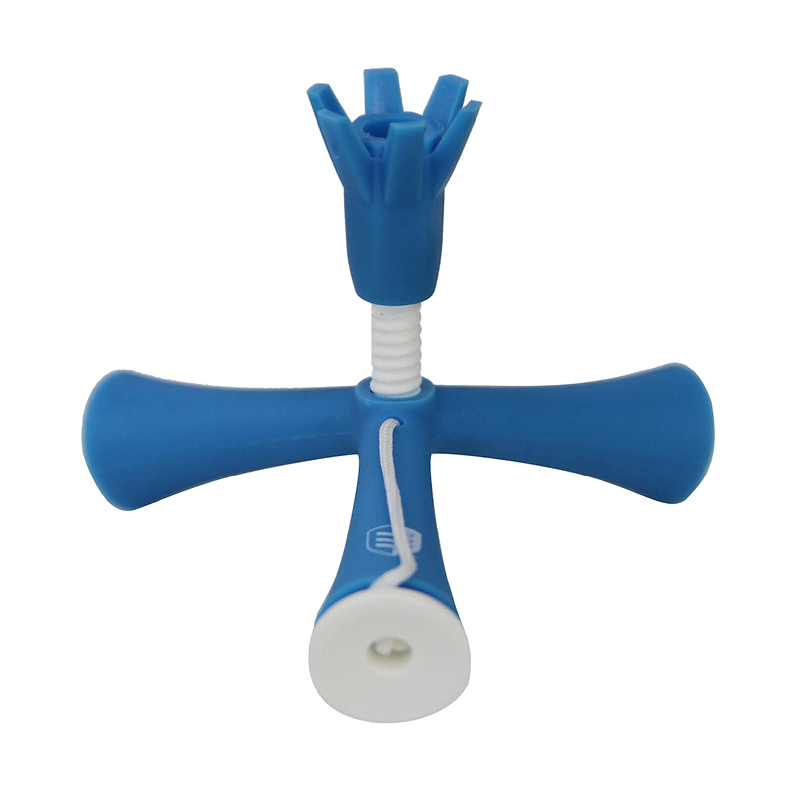 Trusway Portable Golf Tee Adjustable ABS Anti-Flying Tripod Multifunctional Pin-up Reduce Side Spin for Training Court Clubs Practice