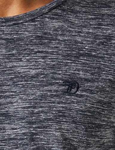 TOM TAILOR Denim Maglietta Strutturata, Uomo, Blu