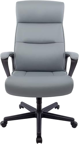 Miniatura 2 de STAPLES Rutherford Luxura - Silla de gerente, gris, paquete de 2 (58677Vvs)