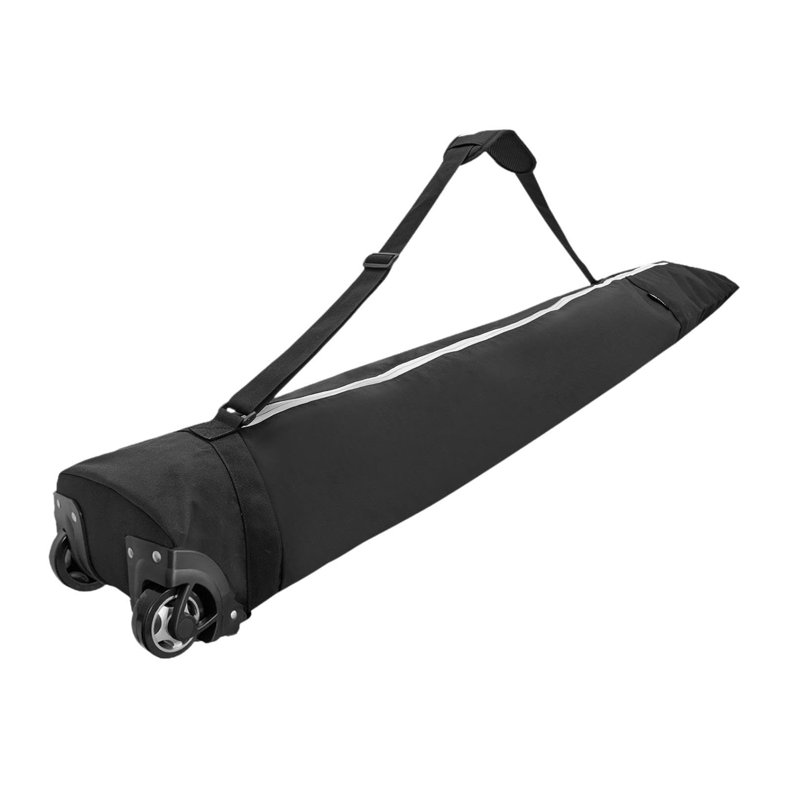 Ski/Snowboardtasche mit Rollen, Verstellbarem Schultergurt, Reißverschluss, Wasserdicht, für Damen Und Herren, Inklusive Schutzhülle Und Skizubehör
