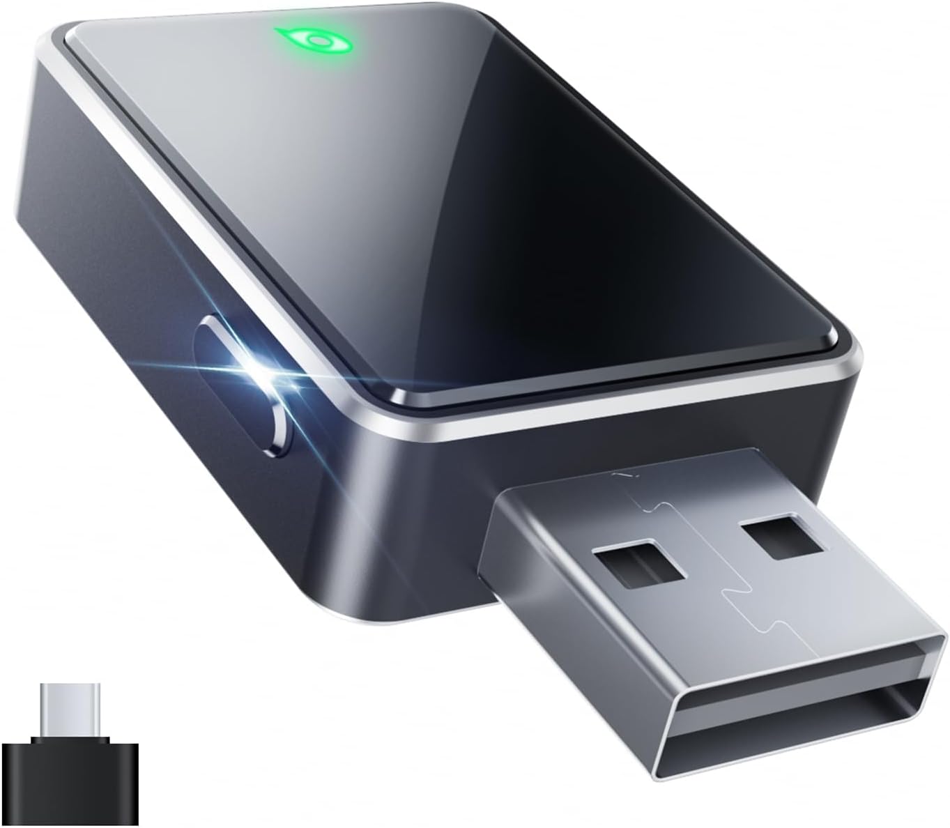Kello Wireless CarPlay Adapter for Apple Carplay& Android Auto,Convert Wired to Wireless with One Click Multi Device Switch, Fast Auto Connection, Support iOS 10+/Android 11+, OTA Upgrade