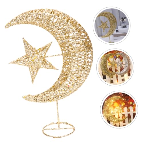 Estrella de Navidad para copa de árbol estable que decora salones sin sobrecargar ramas 3