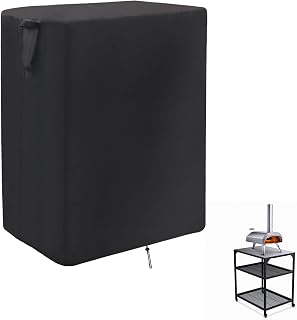 Hohong Outdoor Pizza Oven Table Cover for Ooni Modular Table Medium,Pizza Oven Stand Modular Table Cover-82x61x90cm