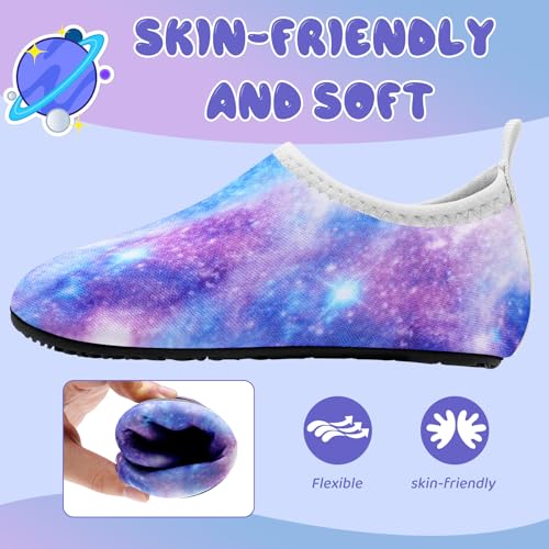 Image of Kids Water Shoes Girls Boys Outdoor Quick Dry Barefoot Aqua Socks for Toddler Sport Beach Swim Surf