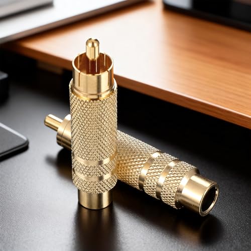 Adaptador RCA a 1/4 pulgada, 2 unidades miniatura 3
