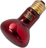 Gex EXO TERRA PT2142 Heat Glow Infrared Irradiated Spot Lamp, 75 W, Red Light, Lizards, Tortles, Day and Night Use