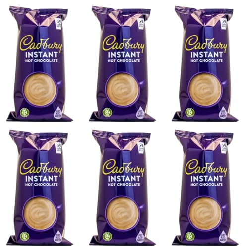 Cadbury Instant Hot Chocolate Cups - Add Water 9 Pack of Cups x 6 (Total 54 cups)