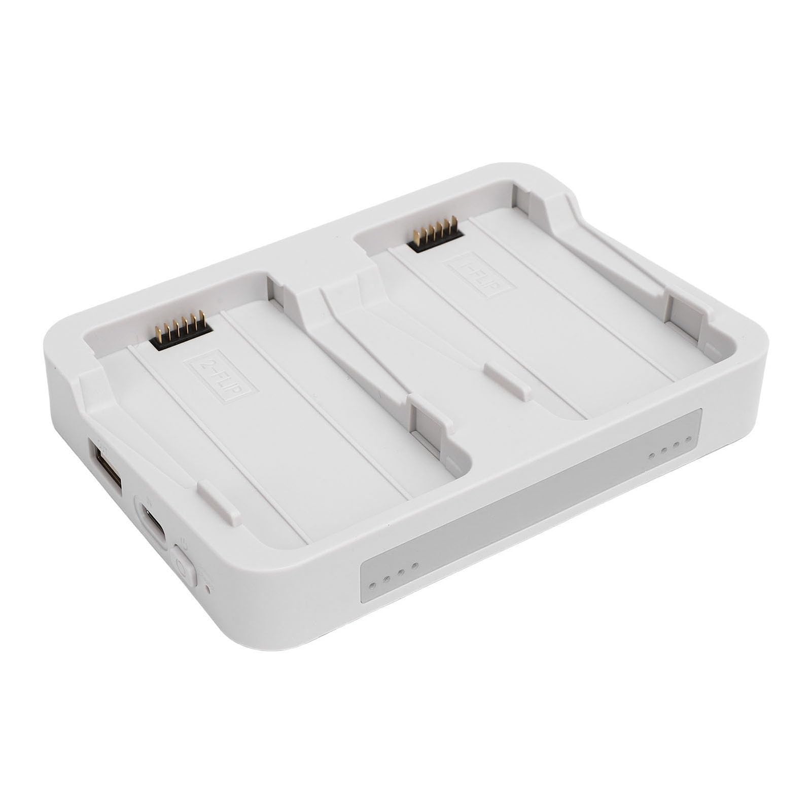 Caricabatteria a due vie Fit For Flip Drone 60W Ricarica Rapida del Caricatore della Batteria a Ricarica Rapida con Indicatore LED
