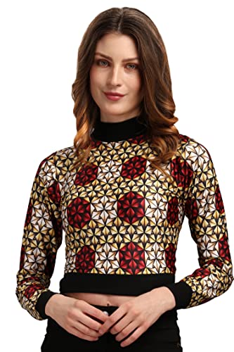 Image of PURVAJA Women's Solid Slim Fit T-Shirt