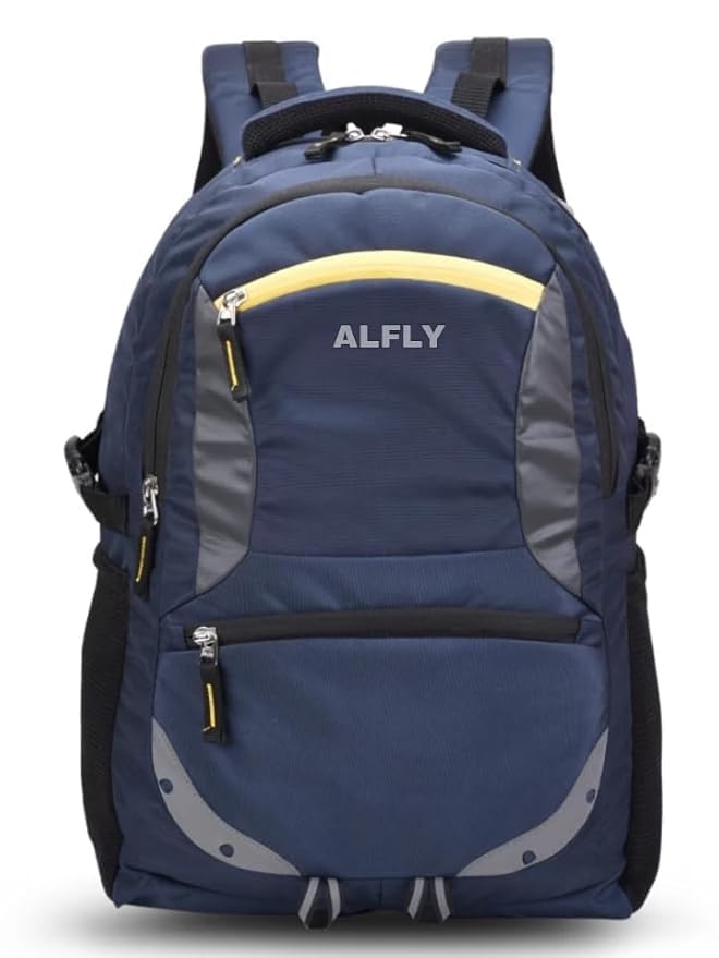 ALFLY Pro 35L Spacious Lightweight Casual 17 Inch Laptop Backpack for Men & Women/Office Bag/School Bag/College Bag/Business Bag/Travel Backpack with Reflective Strip
