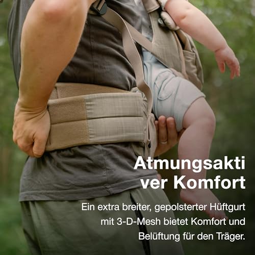 Osprey Poco Child Carriers - Deluxe child cokpit - Buil-in sunshade - Breathable Suspension - Adjustable Fit - Mashine Washable drool pad - Bluesign approved materials,Koseret Green