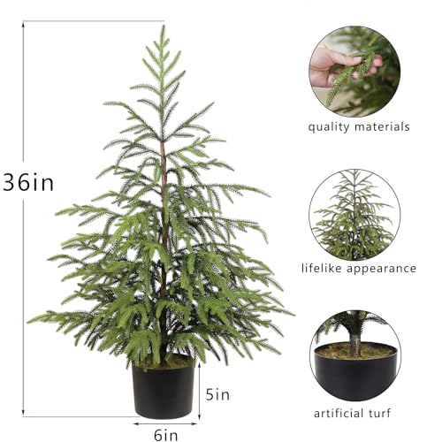 Vierena 106-SGL/PZ-36 Artificial Norfolk Pine Tree thumb #5