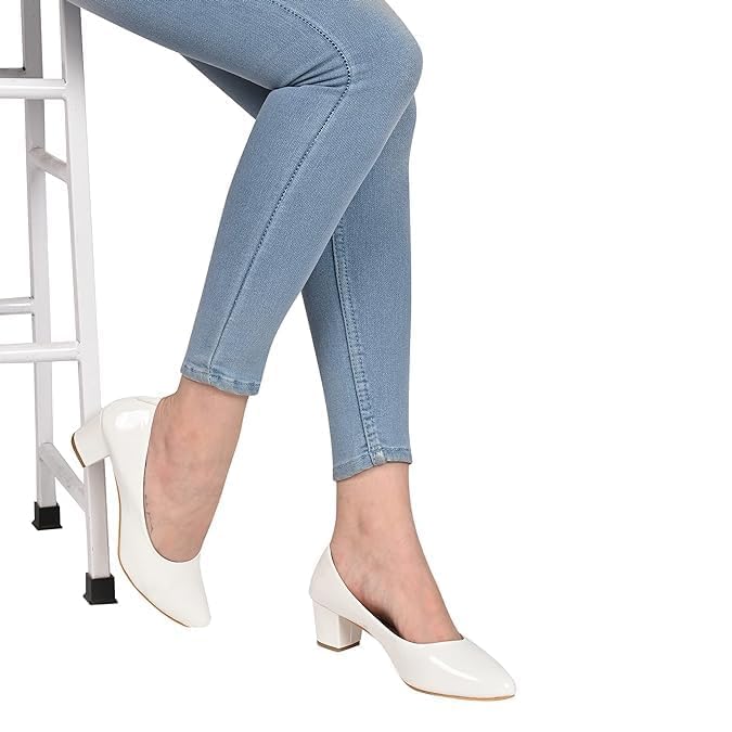 Casual Block Heel Bellies for Women | Heel Sandals for Women | Office Wear Heel Ballet Flats for Women - Image 4