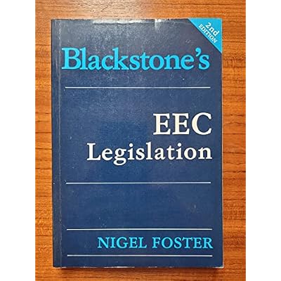 Blackstone's EEC Legislation