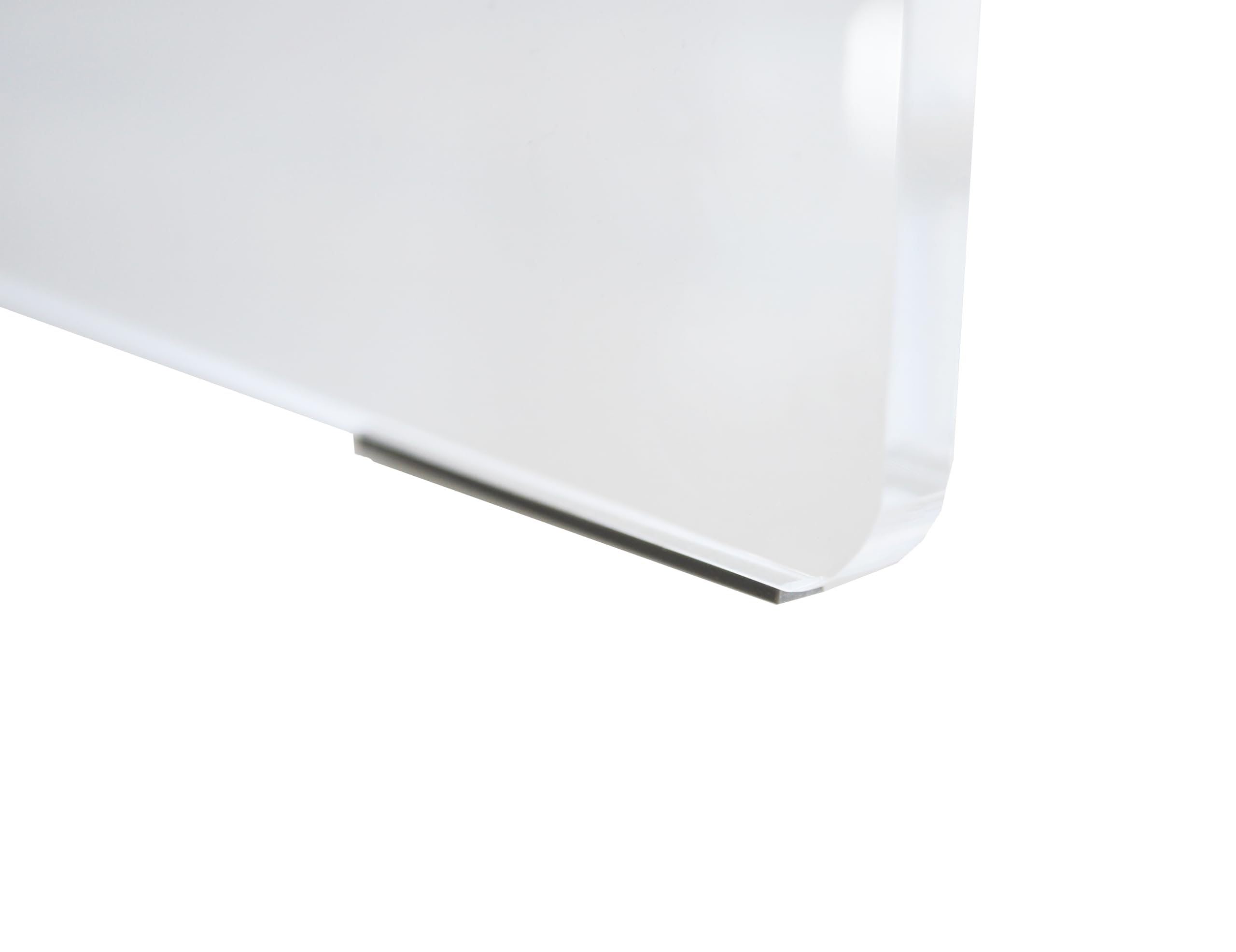 DESQ Supporto per monitor in acrilico, altezza 120 mm, design olandese, trasparente