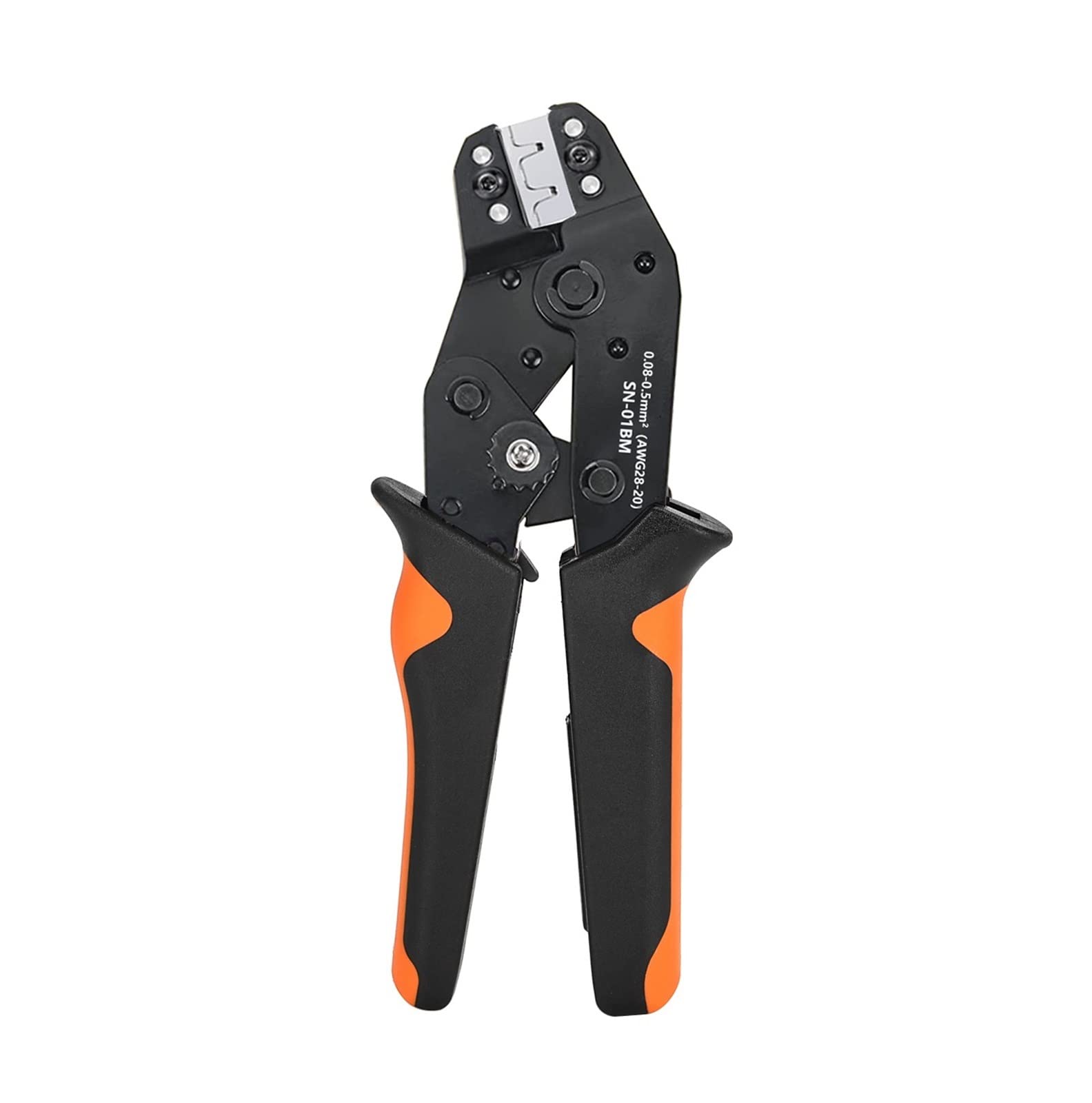 Zestaw narzędzi do zaciskania z grzechotką SN-01BM AWG 28-20 (0,08-0,5 mm²) Zestaw szczypiec do zaciskania ze złączami 2,54 mm Zacisk JST-XH perfection (Color : SN-01BM)