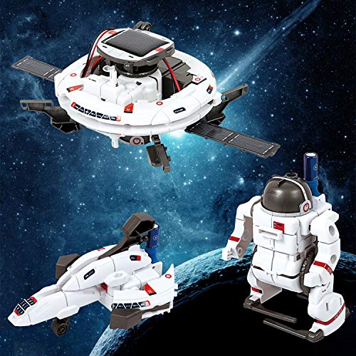 HOMOFY [2020 New Upgrade STEM Toys 6-in-1 Solar Robot Kit Learning Science Building Toys Educational Science Kits Powered by Solar Robot for Kids 8 9 10-12 Year Old Boys Girls Gifts - Thumbnail 4