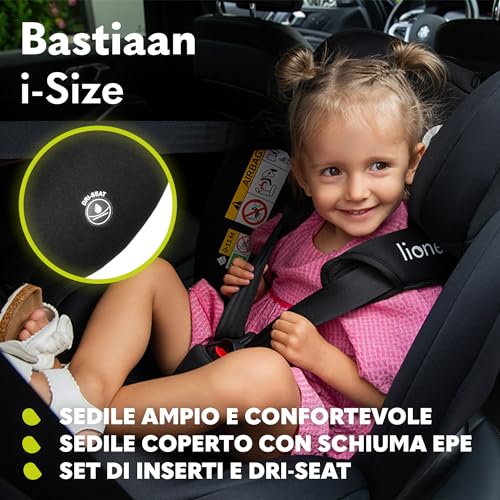 Lionelo Bastiaan i-Size Seggiolino Auto Evolutivo