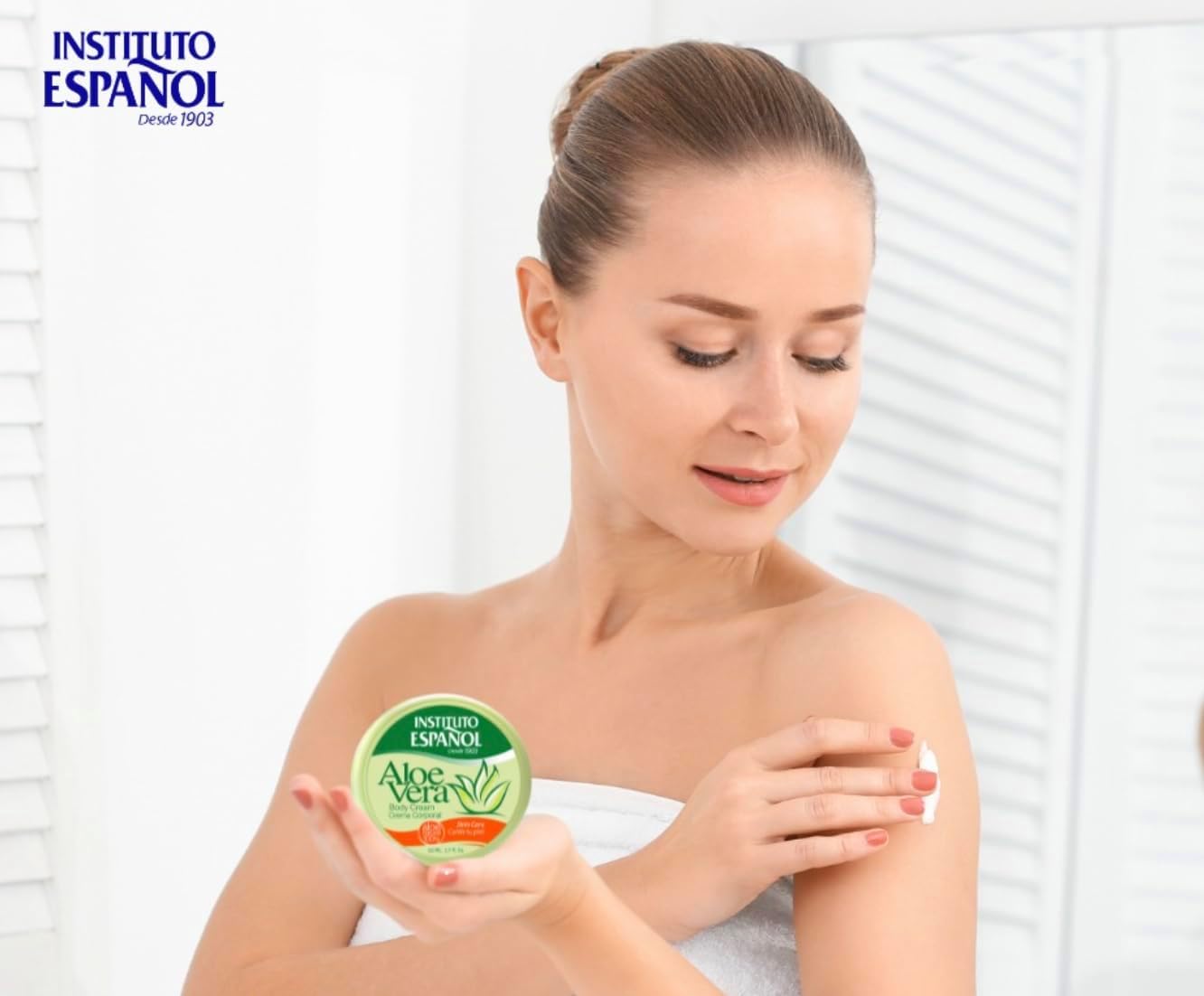 Amazon.com : Instituto Espanol Aloe Vera Body Cream, Face Cream, Hand Cream,  2 x 13.5 fl oz (400 ml) : Beauty & Personal Care