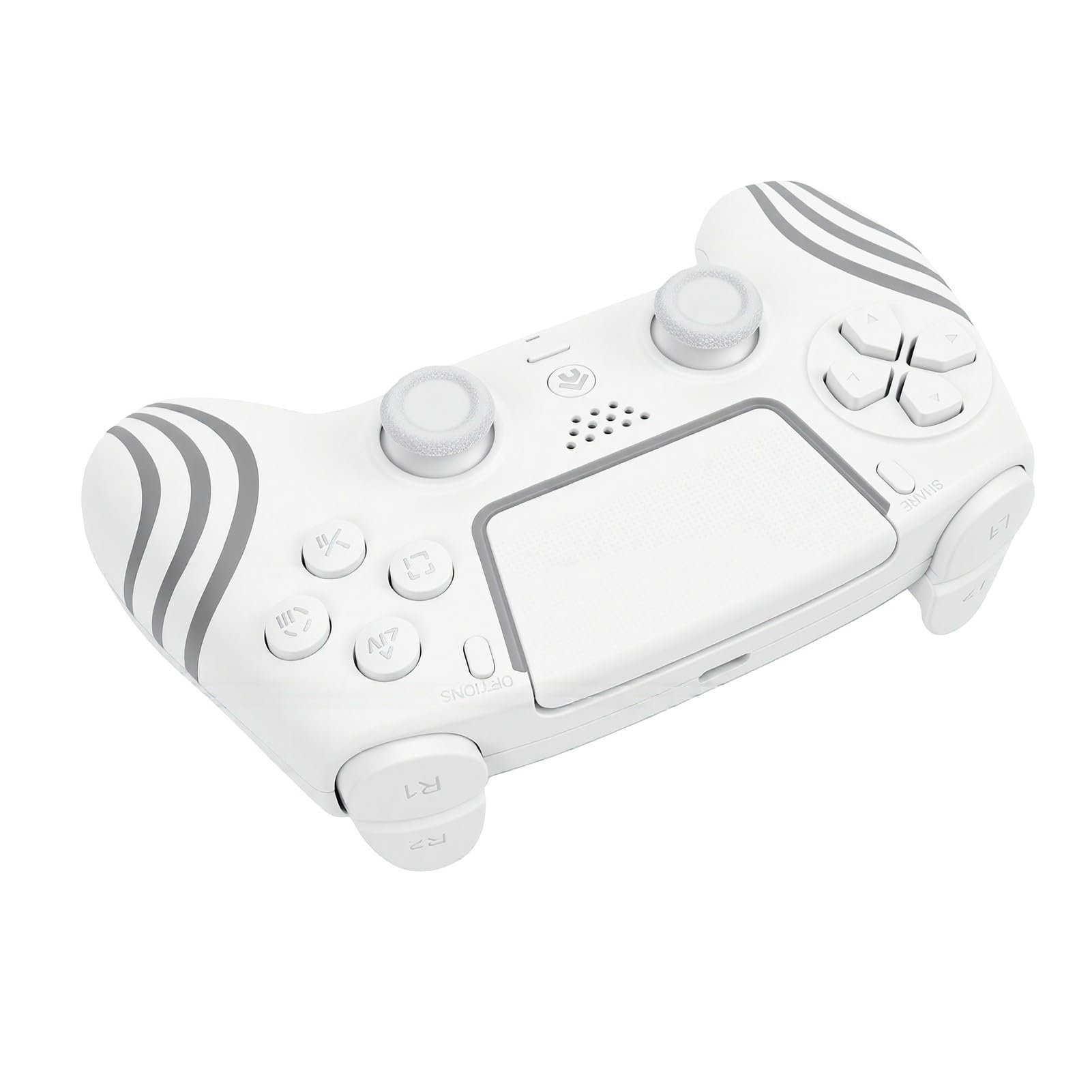 Jiawu Controller di Gioco Wireless con Luce RGB e Joystick Effetto Hall per Giochi su PC Pro Slim - Funzionalità Personalizzabili, Materiale ABS Resistente