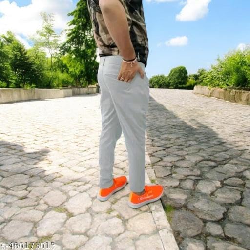 Image of Men's Lightweight Solid Trouser with Soft Fabric