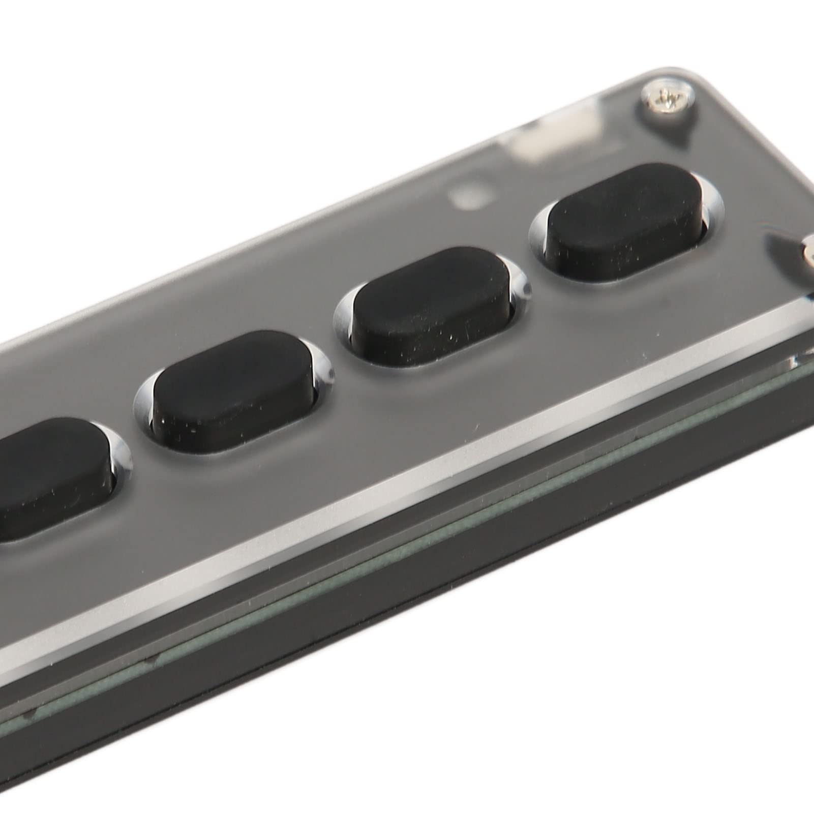 Septpenta Tastiera Meccanica a Una Mano, 5 Tasti Completamente Programmabili, Connessione Wireless Bluetooth Dual Mode, Mini Tastiera Portatile in Silicone per Ufficio, Giochi, Musica, Media(Nero)