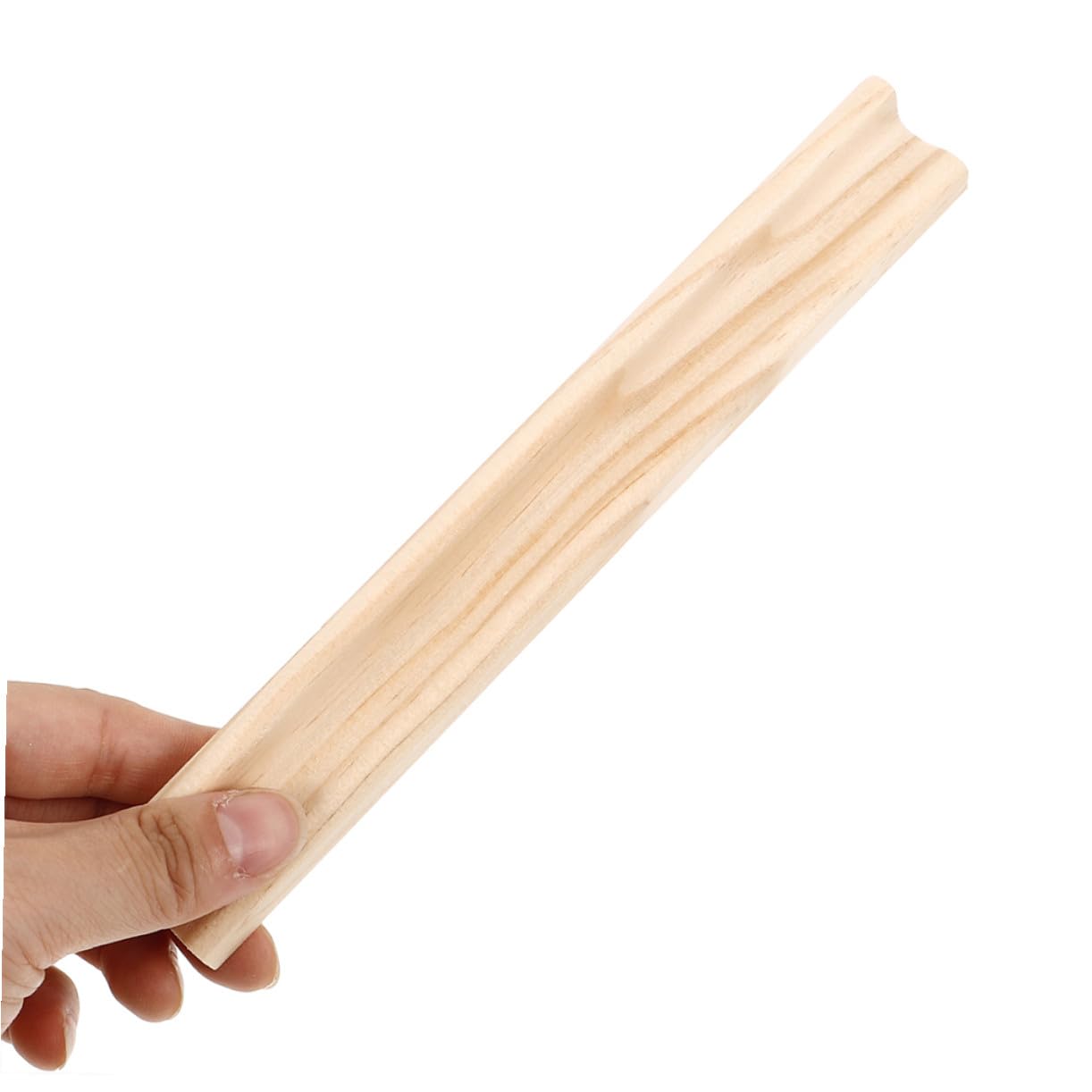 LALAFINA Soportes de Madera Beige para Letras 6 Piezas, Estante Resistente y Duradero de 19 Cm para Decoración del Hogar y Exhibición en Muebles