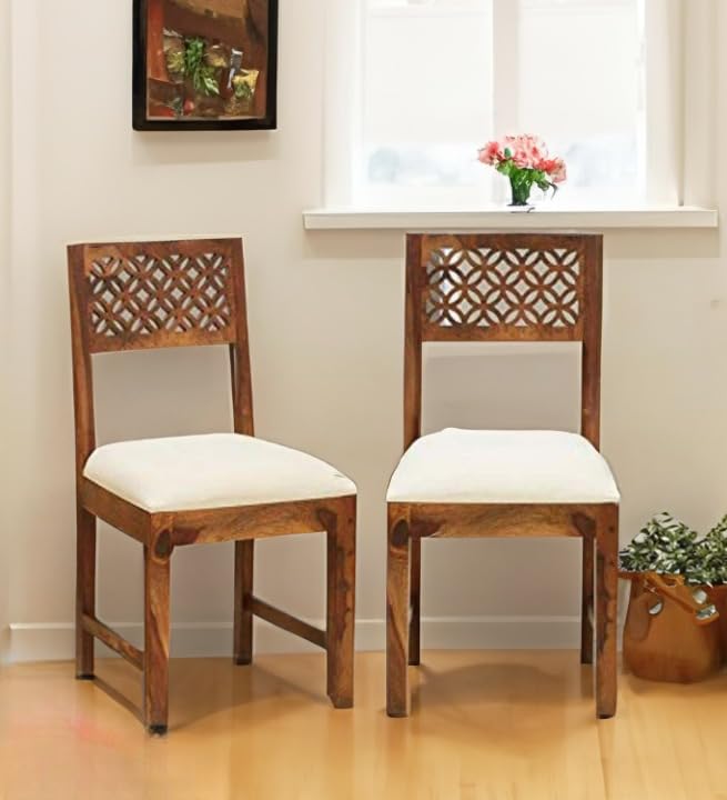 VALID WOOD Wooden Chair Sheesham Wood Dining Chair Dining/Study Chair