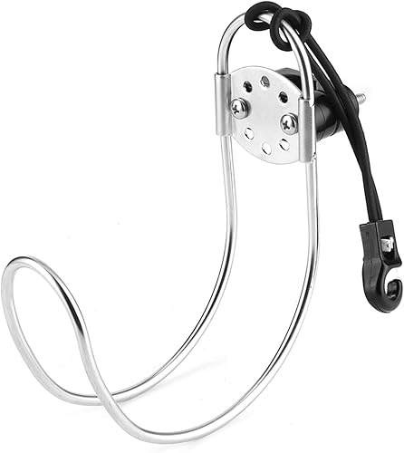 Boat Life - Soporte de anillo de almacenamiento de anillo de acero inoxidable sólido de 4.5 pulgadas, soporte de anillo de boya salvavidas de ángulo