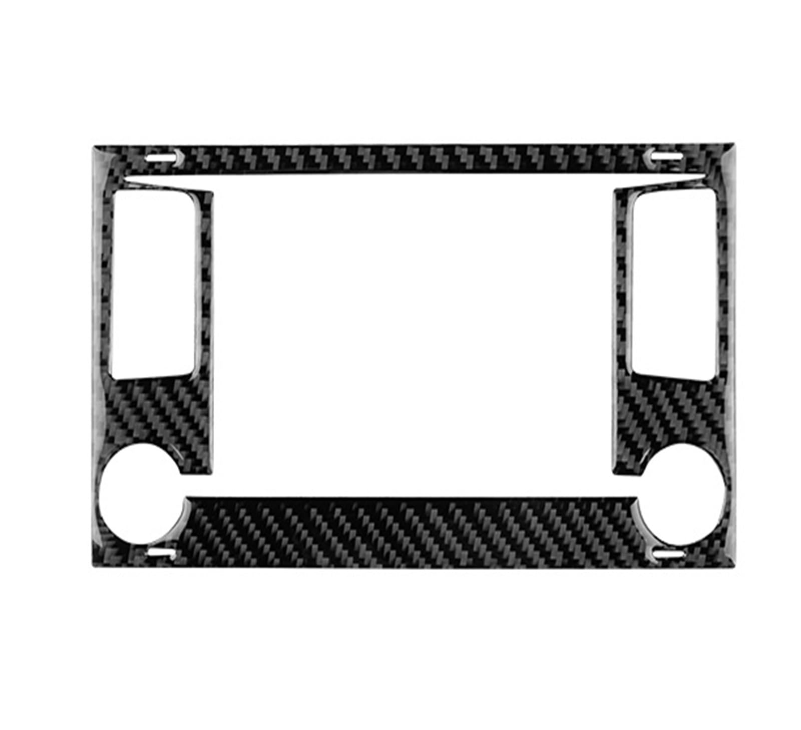 Vetjmua For Screen Black Interior Trim For Seat For Leon 2013 2014 2015 Lhd Rhd Car Central Control Screen Trim Interior Real Soft Carbon Fiber Sticker Cover Trim Sticker