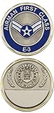 Eagle Crest, U.S. Air Force E-3 Challenge Coin, Airman First Class