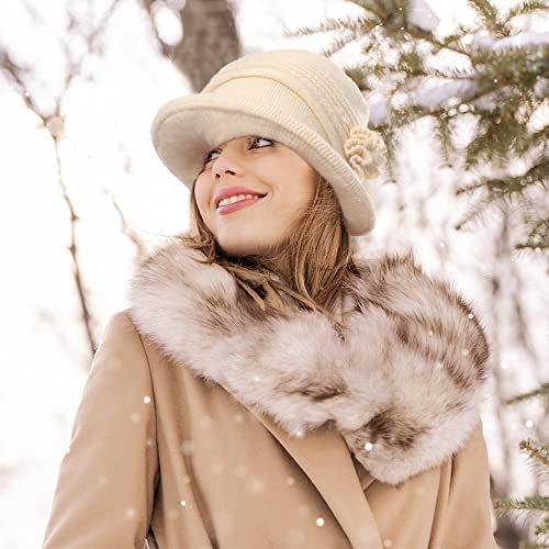 CheChury Berretto Invernale Donna Berretto in Lana...