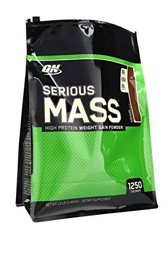 Optimum Nutrition Serious Mass, Chocolate, 12 Pound by Optimum Nutrition