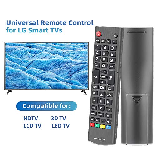 Image of Gvirtue AKB74915305 Remote Control for LG TV 70UH6350 65UH6550 65UH615A 65UH6150 60UH7500 60UH6550 60UH6150 58UH6300 55UH6550 55UH6150 55UH6090 50UH6300 49UH6500 49UH6100 49UH6090 43UH6100