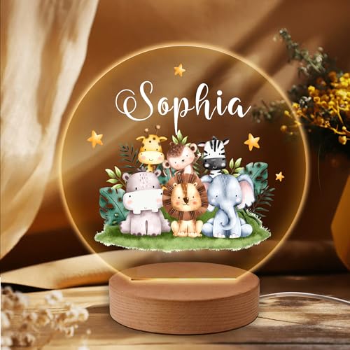 Lámpara de noche personalizada para bebé diseño 3