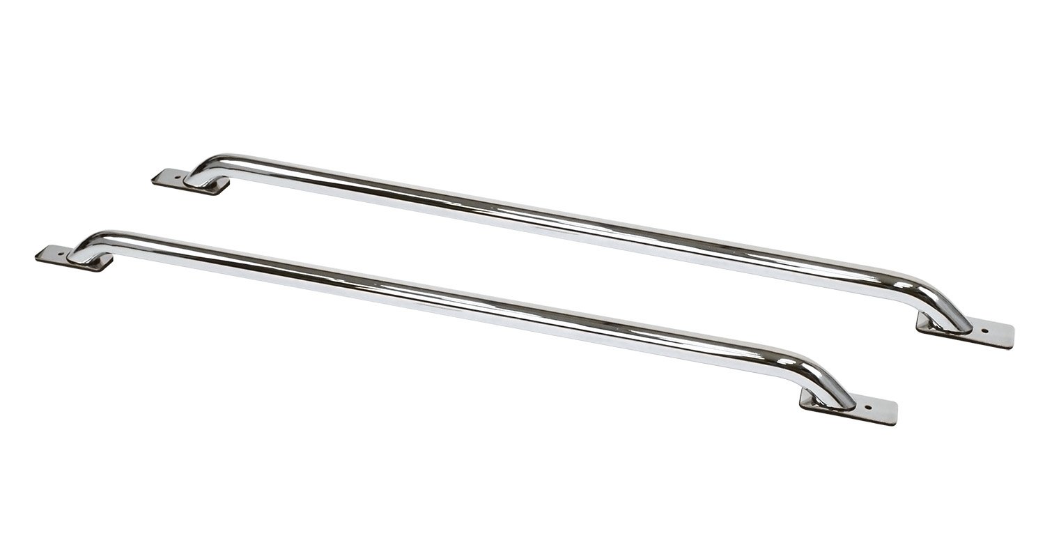 Go Rhino Stake Pocket Bed Rails Stake Pocket Truck Bed Rails | Mild Steel, Chrome | 8128C | Fits Various 1994-2024 Pickups w/ 6.4' or 6.5' Beds (See Description)