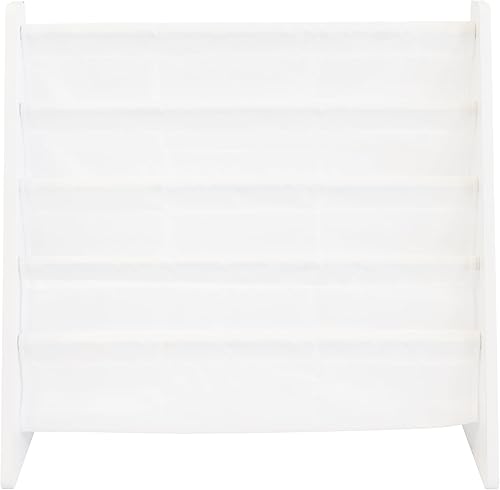 Miniatura 93 de Humble Crew Librero de almacenamiento para libros infantiles, gris/blanco, 4 niveles Gris/Blanco,verde (camo green),Gris/rosado,Madera