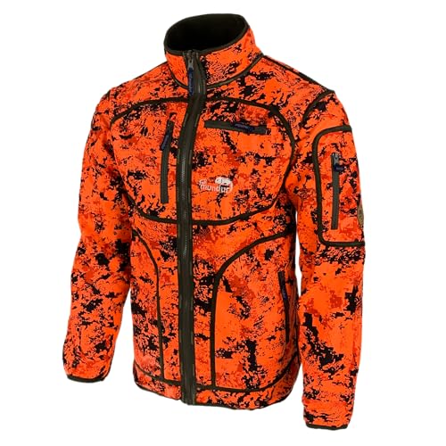 Full mundur Orange Blaze Camo Jagd Jacke Wendejacke für Herren Windstop...