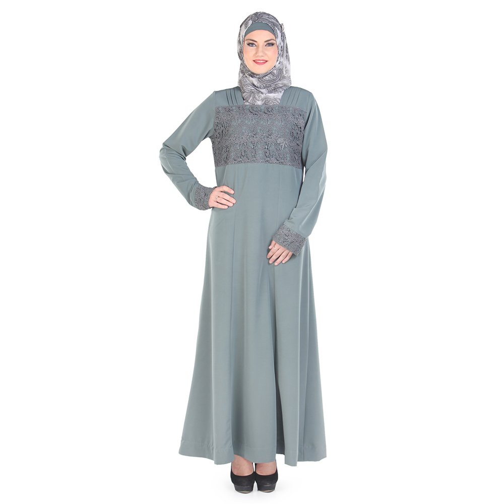 Momin LibasTaalia Kashibo Abaya & Burkha Burqa With Laced Fabric