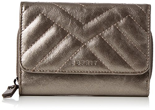 Preisvergleich Produktbild ESPRIT Damen 077ea1v020 Geldbörse, Grau (Gunmetal), 1x9x14 cm
