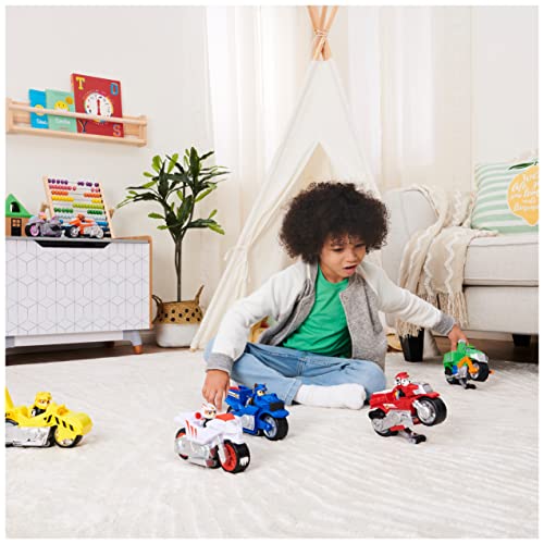 Paw Patrol 6060224 Moto Pups Chase’S Deluxe Pull Back Motorcycle Vehicle With Wheelie Feature And Toy Figure thumb #5