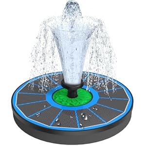 SZMP AS10G8 Solar Springbrunnen mit 8 Düsen