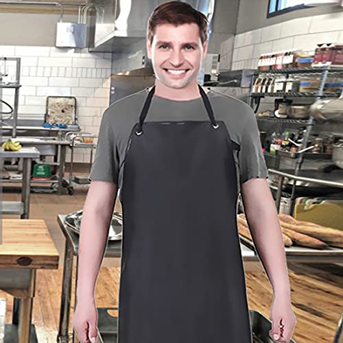 Lchkrep Men'S Waterproof Apron Black thumb #6
