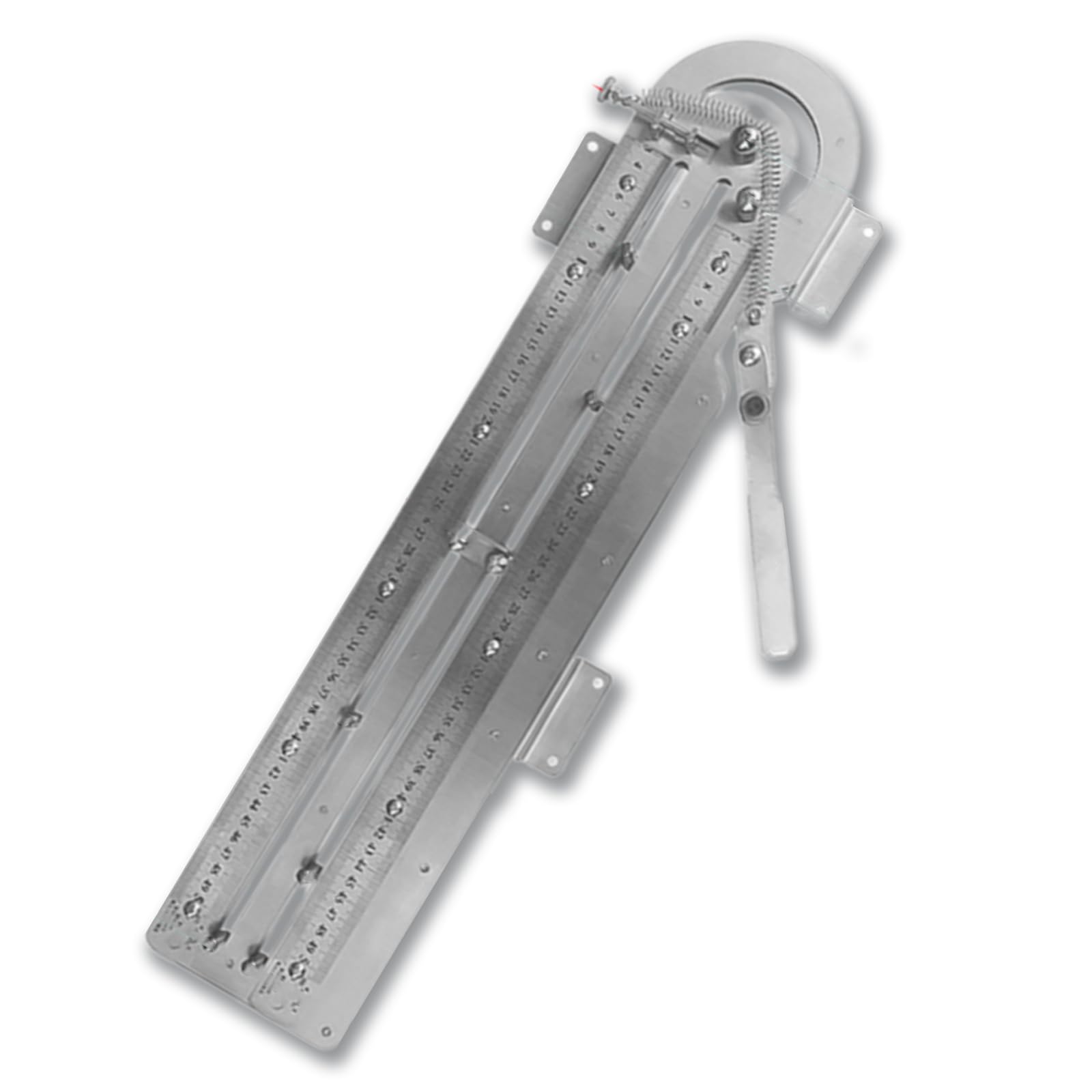 GYKOZY Wire Bender Tool, Portable Stainless Steel Cable Forming Device with Adjustable Angle 30-120°, Includes Scale Ruler for Bending Square Copper Wires