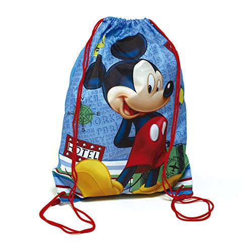 Mickey Mouse AD WD11418 2018 Bolsa de Cuerdas para el Gimnasio  44 cm  Multicolor