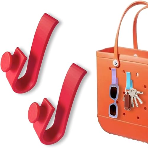 Miniatura 10 de Ganchos para bolsas Bogg, portavasos y lentes de sol, compatible con bolsa de mano y bolsa Bogg (azul oscuro)