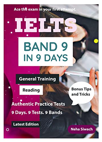 Image of IELTS Band 9 in 9 Days General Training Reading- A complete Book for Reading Section- The most Authentic set of Tests