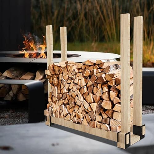 Support pour bois de chauffage extérieur empilable pour optimiser votre espace