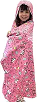 Toalha de Banho Com Capuz Infantil Grande Premium Mundo Mágico Felpuda 100% Algodão 105 x 125cm
